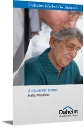 Faltblatt Ambulanter Dienst Halle/Westfalen