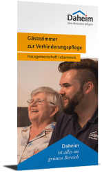 Faltblatt Gästezimmer zur Verhinderungspflege Lebenswerk Mastholte