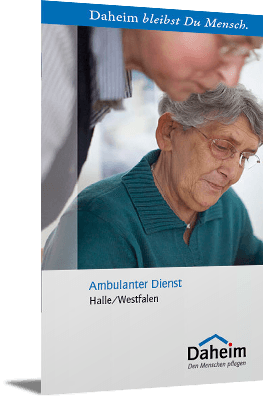 Faltblatt Ambulanter Dienst Halle/Westfalen