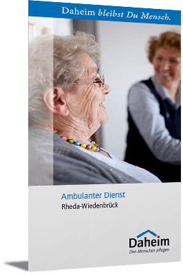 Faltblatt Ambulanter Dienst Rheda-Wiedenbrück